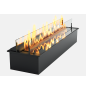Designer mechanical  biofireplace Slider glass 600 Gloss Fire