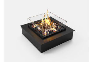 Corner, square, round bio fireplaces