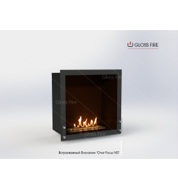 Built-in biofireplace Hearth Focus MS-010 GlossFire